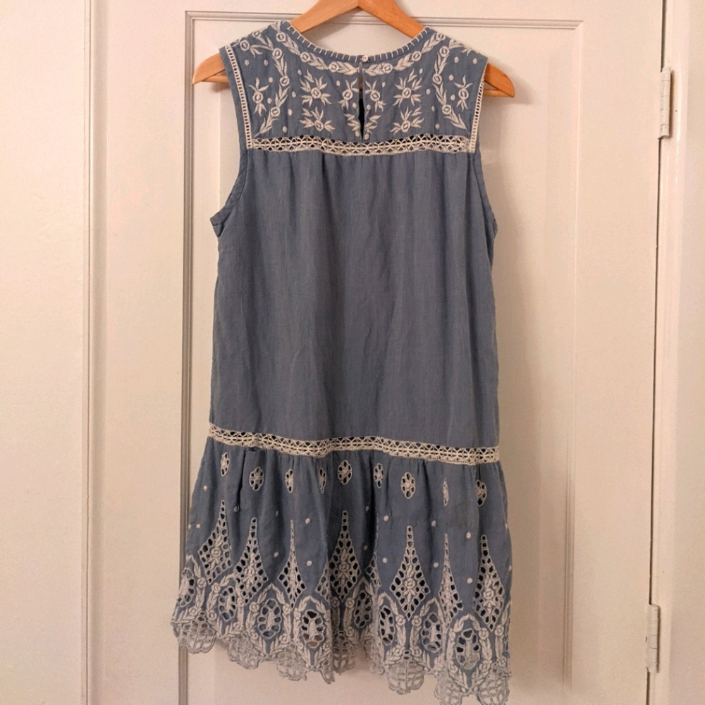 Blue and white Joie dress size small